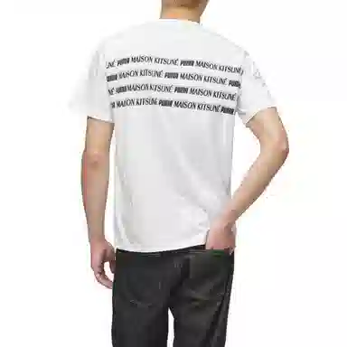 Puma x Maison Kitsune Engineered Tee White