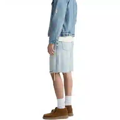 ZARA Denim Shorts Light Blue