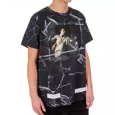 OFF-WHITE Marble Print T-Shirt