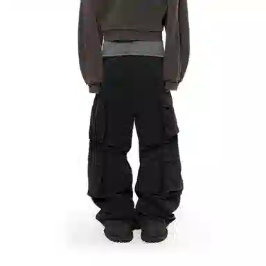 ARNODEFRANCE Cargo Pants Washed Black