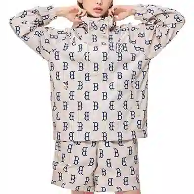 MLB Boston Red Sox Hoodie Beige