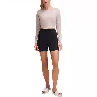 lululemon Cropped Long-Sleeve Cupro Boatneck T