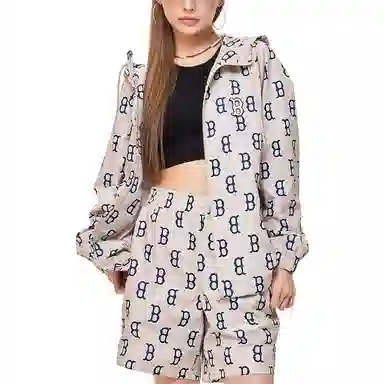 MLB Boston Red Sox Hoodie Beige