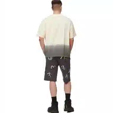 EVISU Kuro Gradient Seagull Tee