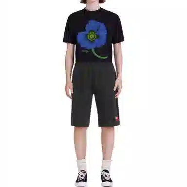 KENZO Logo Elastic Waist Shorts