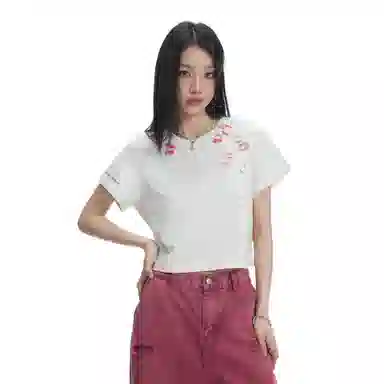 BJHG Romantic Kiss Print T-Shirt