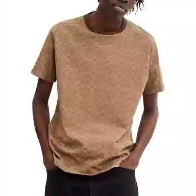 COACH Logo Print SS24 T-Shirt Brown