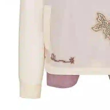 DIOR Pattern Appliqué Hoodie Jacket White