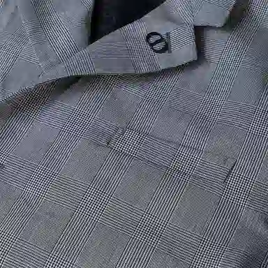 DIOR SS21 Prince of Wales Blazer Gray