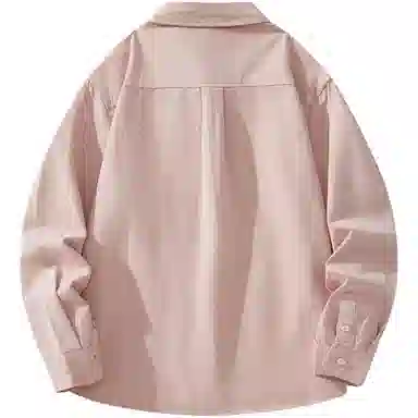 帕丁顿熊 绅士小熊玫瑰花高端万针刺绣休闲潮流百搭美式宽松长袖衬衫 男女同款