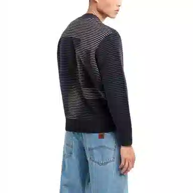 ARMANI EXCHANGE V-Neck Knit Navy