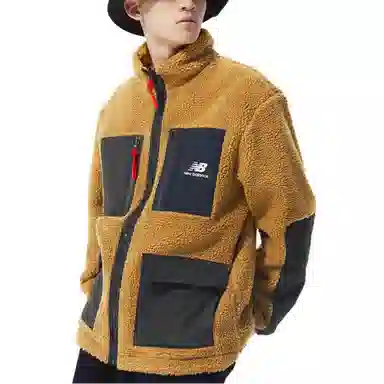 New Balance Fleece Jacket Brown