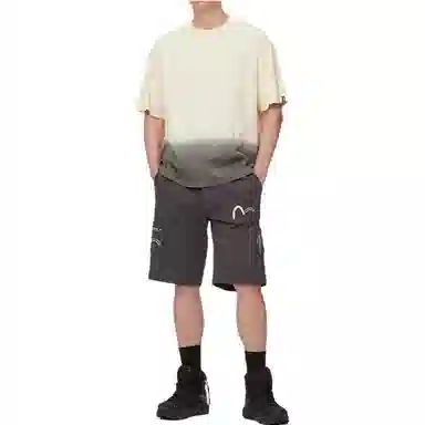 EVISU Kuro Gradient Seagull Tee