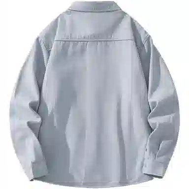 帕丁顿熊 绅士小熊玫瑰花高端万针刺绣休闲潮流百搭美式宽松长袖衬衫 男女同款