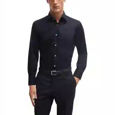 HUGO BOSS Regular-Fit Shirt In Easy-Iron Cotton Poplin