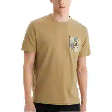 The North Face SS22 Floral Logo Pocket Tee Khaki