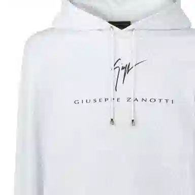 Giuseppe Zanotti GZ SS24 Hoodie Optical White