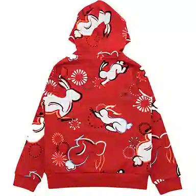 诺诗兰 套头连帽弹力保暖卫衣 青少年