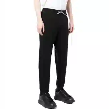 Armani Exchange Logo Sweatpants Black