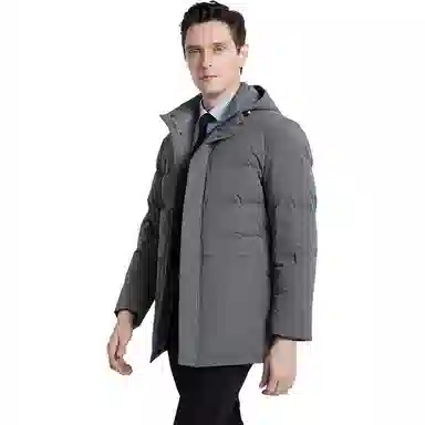 SHANSHAN Thermal Down Jacket Detachable Hood