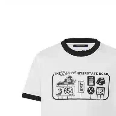 Louis Vuitton SS24 Loog Print T-Shirt White
