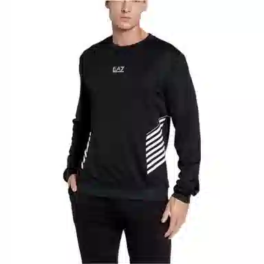 Emporio Armani EA7 FW22 Black Sweatshirt