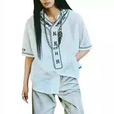 CLOT x NEIGHBORHOOD SS24 V-Neck Shirt White