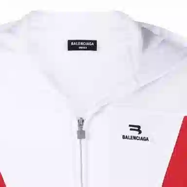 Balenciaga FW21 Zip Hoodie White