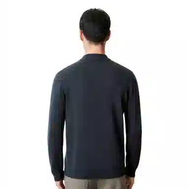 恒源祥 半高领纯羊毛针织毛衣 男款