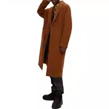 Hugo Boss Rust Wool Blend Coat
