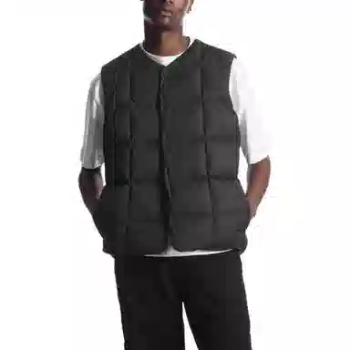 COS Quilted Vest Black