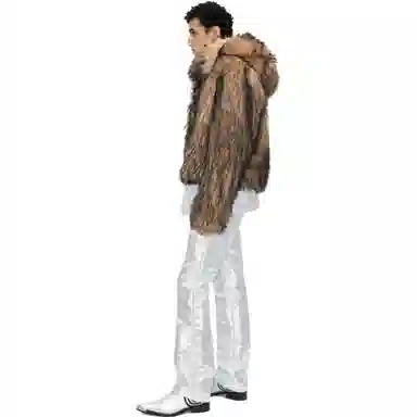 H&M x Rabanne FW23 Hooded Jacket Beige