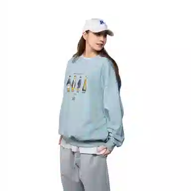 nautica white sail x POPBOY FW23 Logo