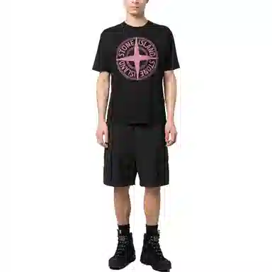 Stone Island SS23 Black Logo T-Shirt