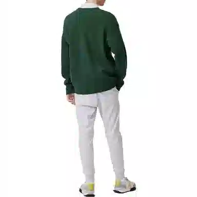Lacoste V-Neck Knit Sweater Green