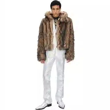 H&M x Rabanne FW23 Hooded Jacket Beige