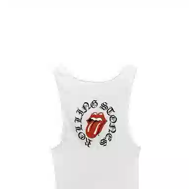 Chrome Hearts x Rolling Stones SS24 White Tank