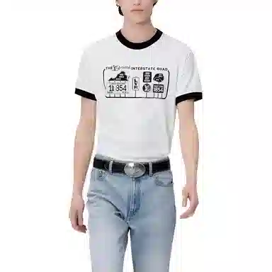 Louis Vuitton SS24 Loog Print T-Shirt White