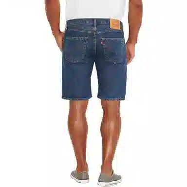 Levis Straight Loose Shorts Blue