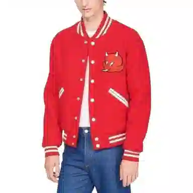 Sandro x HOT STUFF Retro Baseball Jacket