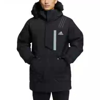 adidas Fur Hood Dwn Pk Logo