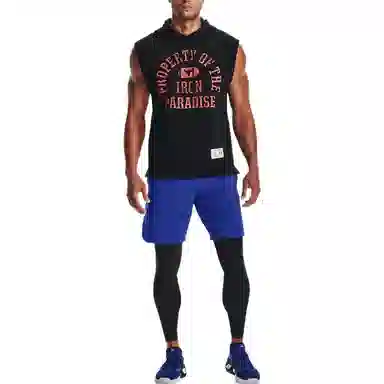 Under Armour Project Rock Sleeveless Hoodie Black