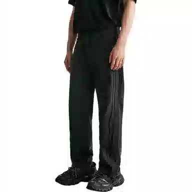 FAIRWHALE Straight Zip Jeans Black