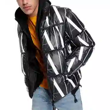 Armani Exchange FW22 Logo Puffer Jacket Black