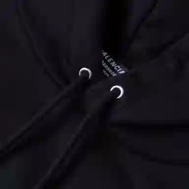 Balenciaga Political Campaign Hoodie Black