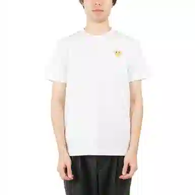 CDG Play Gold Heart T-Shirt