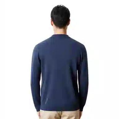 恒源祥 半高领纯羊毛针织毛衣 男款