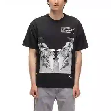 Cav Empt SS22 Industrial Regime T-Shirt Black T
