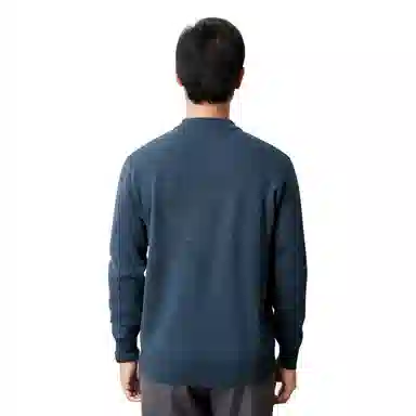 恒源祥 纯色半高领套头毛衣 男款