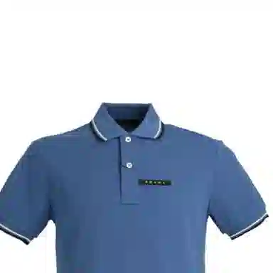 PRADA SS22 Blue Polo